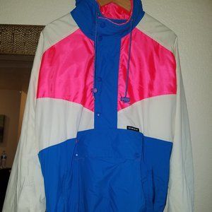 Vintage Sun Ice Color Block Windbreaker Jacket L